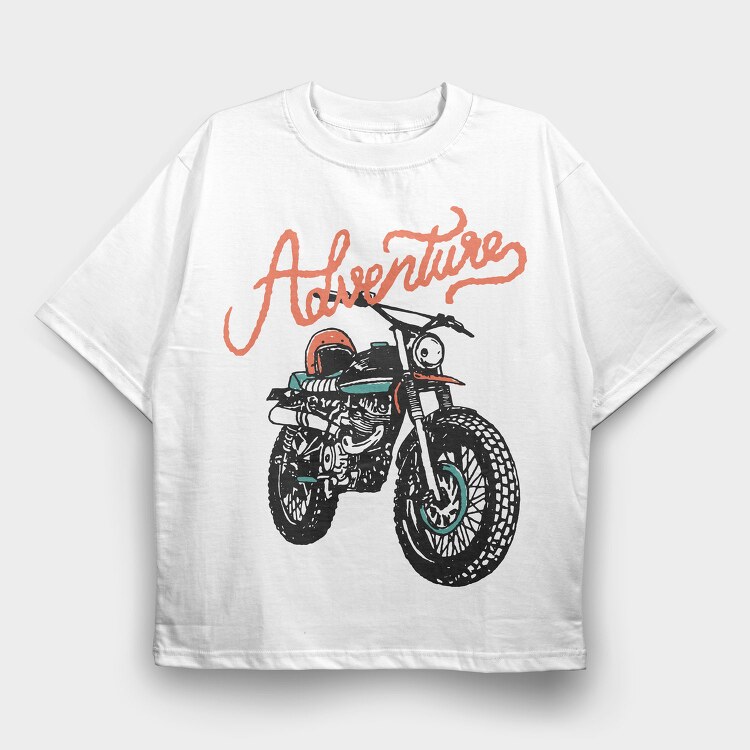 Adventure Quest Vibes, Tricou Oversize Barbati (Unisex)