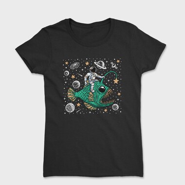 Astronaut Fish Space Ride, Tricou Femei