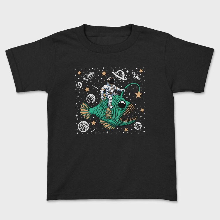 Astronaut Fish Space Ride, Tricou Copii