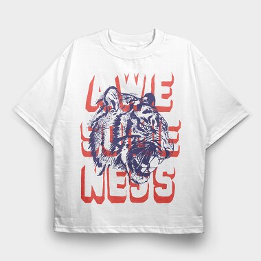 Awesome Beast Vibes, Tricou Oversize Barbati (Unisex)