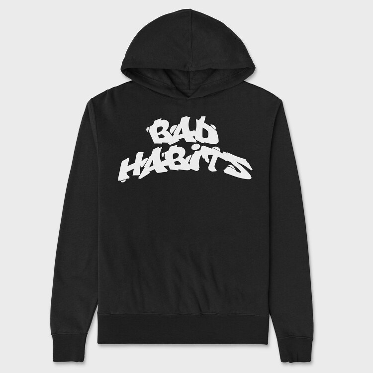 Bad Habits, Hanorac Oversize Barbati (Unisex)