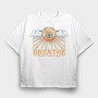 Breathe The Sky, Tricou Oversize Barbati (Unisex)