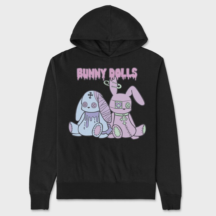 Bunny Dollz, Hanorac Oversize Barbati (Unisex)