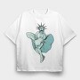 Dancing Muse, Tricou Oversize Barbati (Unisex)
