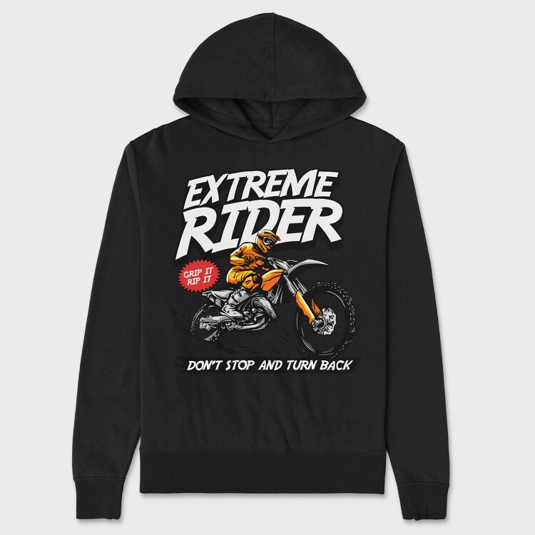 Extreme Rider Vibe, Hanorac Oversize Barbati (Unisex)