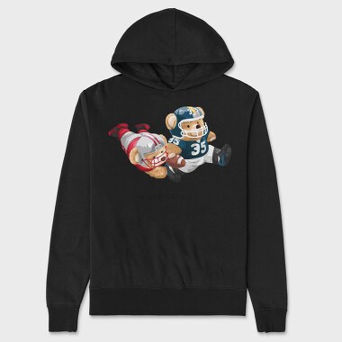 Football Bears, Hanorac Oversize Barbati (Unisex)