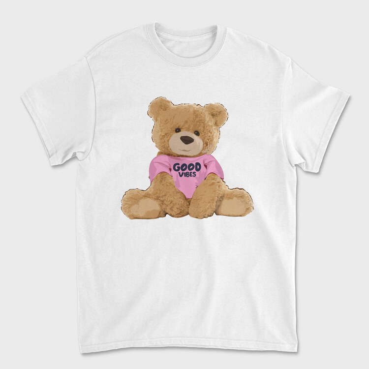 Good Vibes Teddy, Tricou Barbati (Unisex)