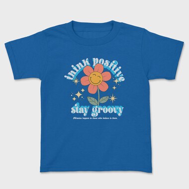 Groovy Flower Vibes, Tricou Copii