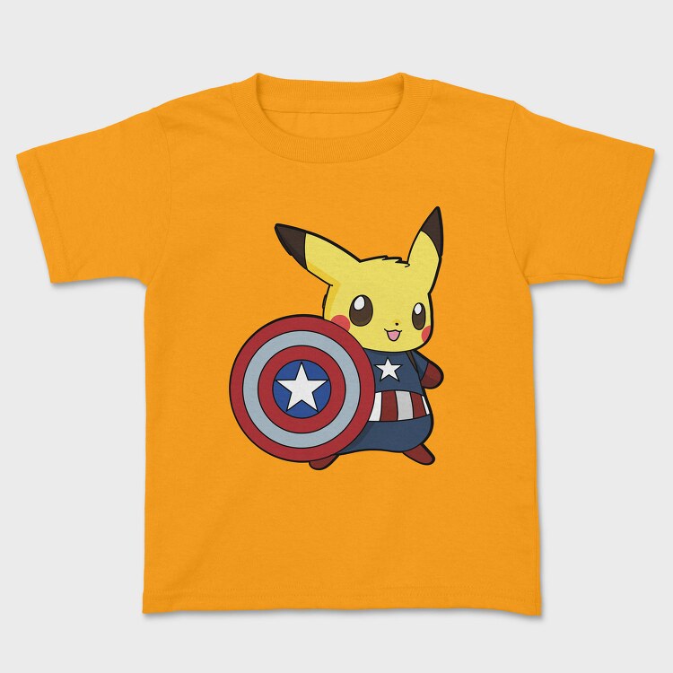 Pikachu Captain Shield, Tricou Copii
