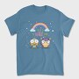 Rainbow Unicorn Duo, Tricou Barbati (Unisex)