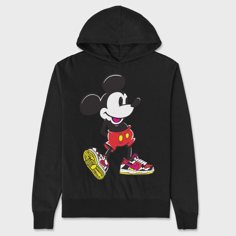 Mickey Sneaker Dreams, Hanorac Oversize Barbati (Unisex)