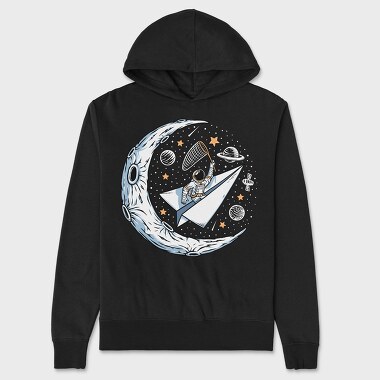 Moon Rocket Dreams, Hanorac Oversize Barbati (Unisex)