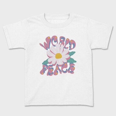 Peaceful Bloom Vibes, Tricou Copii