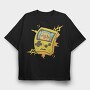 Pikachu Game Console, Tricou Oversize Barbati (Unisex)