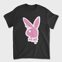 Pink Bunny Bowtie, Tricou Barbati (Unisex)