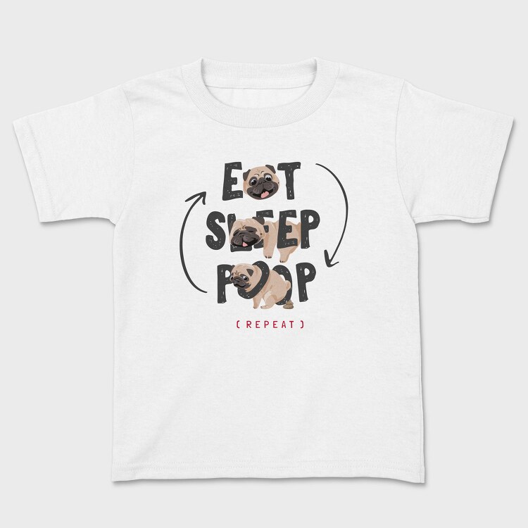 Pug Life Cycle, Tricou Copii