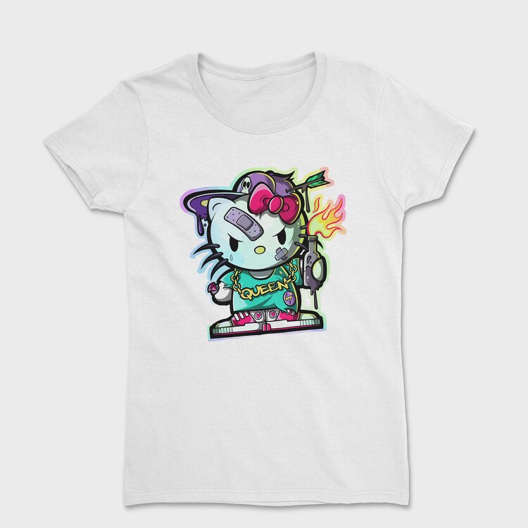 Punk Kitty Queen, Tricou Femei