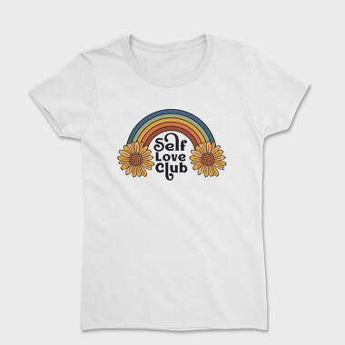 Rainbow Daisy Vibes, Tricou Femei