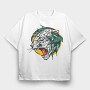 Roaring Jaguar Vibes, Tricou Oversize Barbati (Unisex)