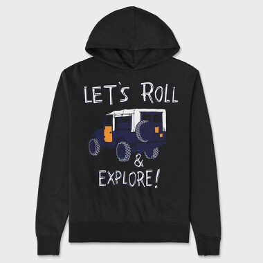Roll Explore, Hanorac Oversize Barbati (Unisex)