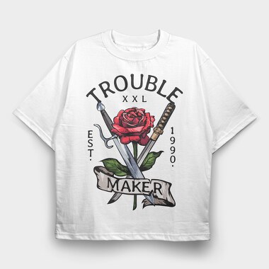 Rose Blade Maker, Tricou Oversize Barbati (Unisex)