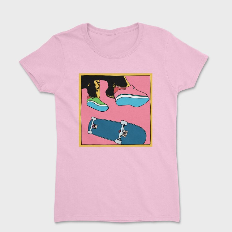 Skate Shoe Vibe, Tricou Femei