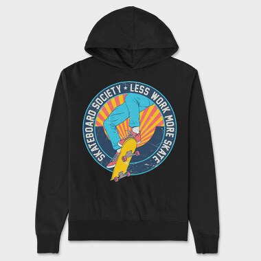 Skate Society Vibes, Hanorac Oversize Barbati (Unisex)