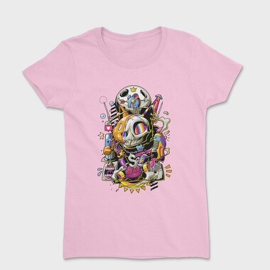 Skull Streetwear Dreams, Tricou Femei