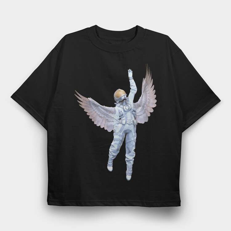 Space Angel, Tricou Oversize Barbati (Unisex)