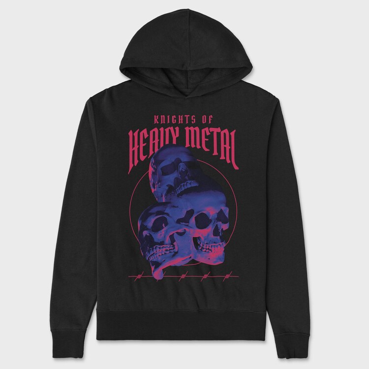 Knights of Heavy Metal, Hanorac Oversize Barbati (Unisex)