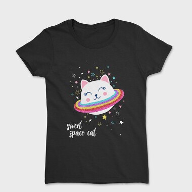 Space Kitty Vibes, Tricou Femei