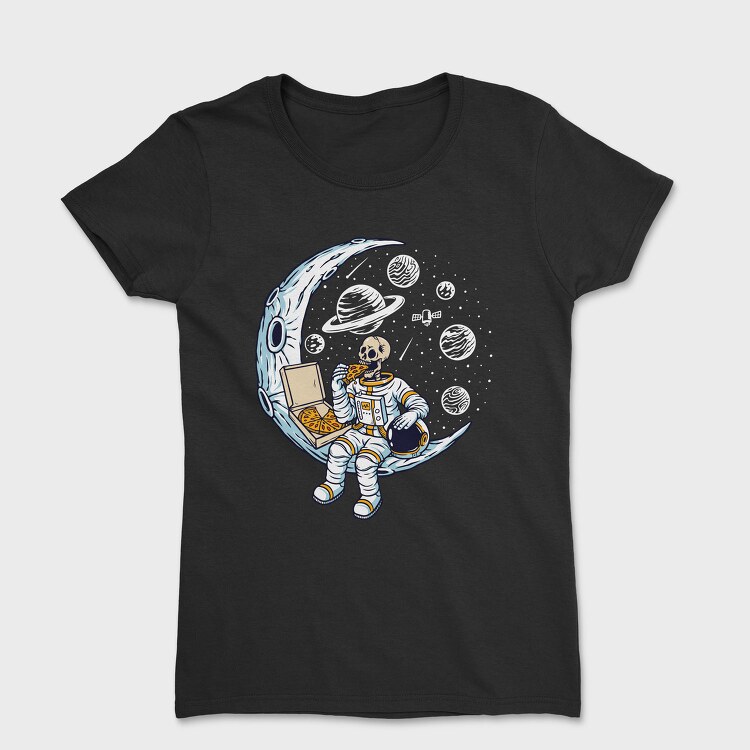 Space Pizza Astronaut, Tricou Femei
