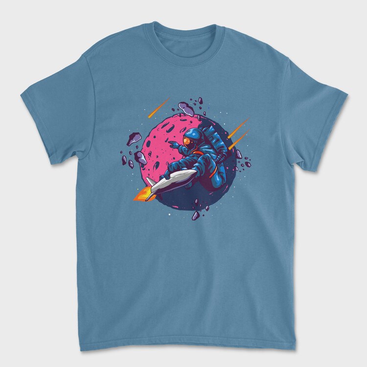 Space Rocket Escape, Tricou Barbati (Unisex)