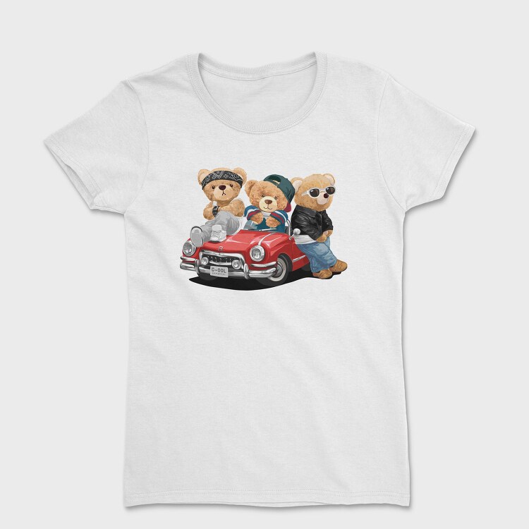 Teddy Bear Gangster Ride, Tricou Femei