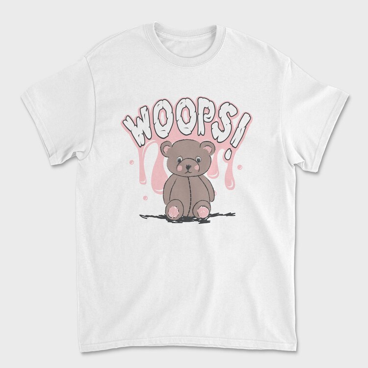 Teddy Bear Oops Vibes, Tricou Barbati (Unisex)