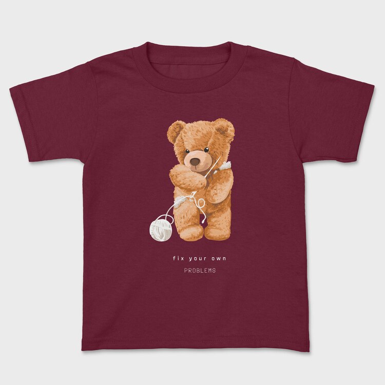 Teddy Yarn Fix, Tricou Copii