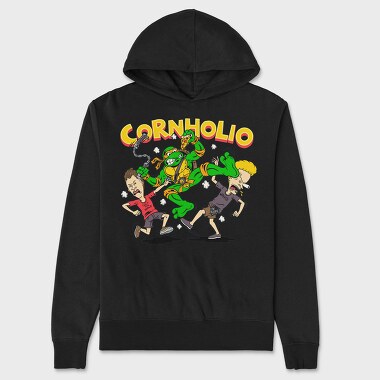 Teenage Mutant Ninja Pizza, Hanorac Oversize Barbati (Unisex)