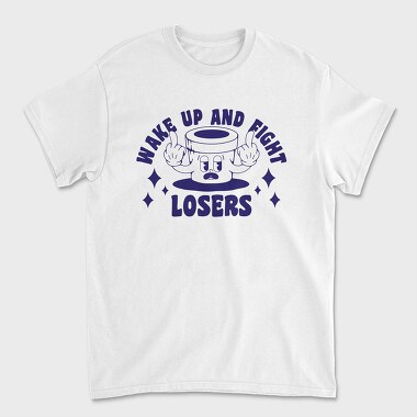 Wake Up And Fight, Tricou Barbati (Unisex)