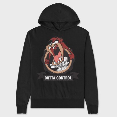 Tasmanian Devil Outta Control, Hanorac Oversize Barbati (Unisex)