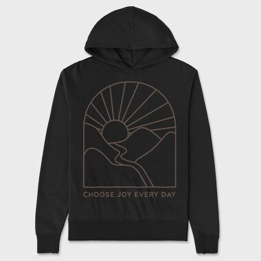 Choose Joy Every Day, Hanorac Oversize Barbati (Unisex)