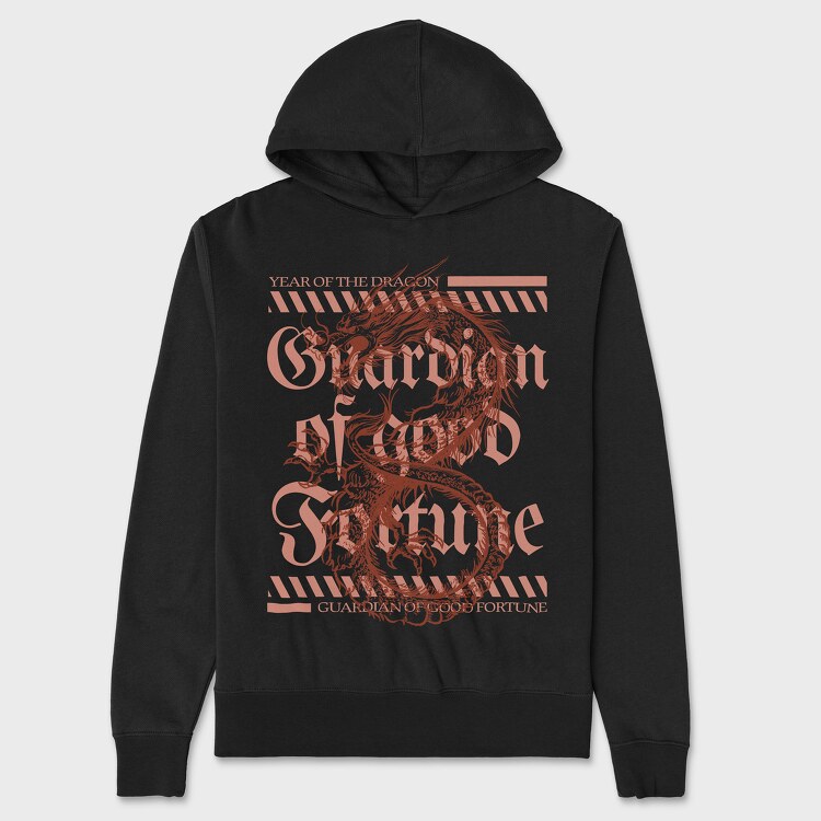 Guardian of Good Fortune, Hanorac Oversize Barbati (Unisex)