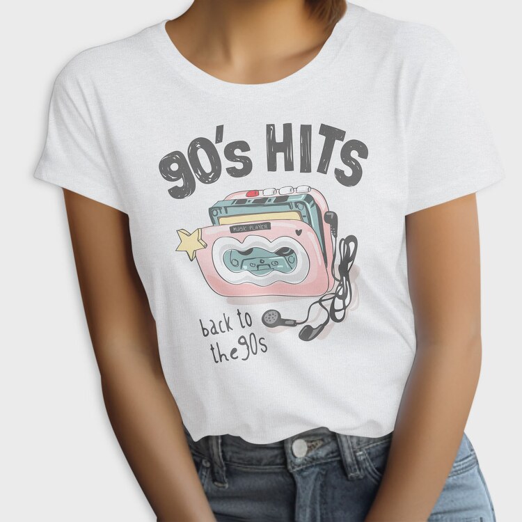 90s Boombox Vibes, Tricou Femei