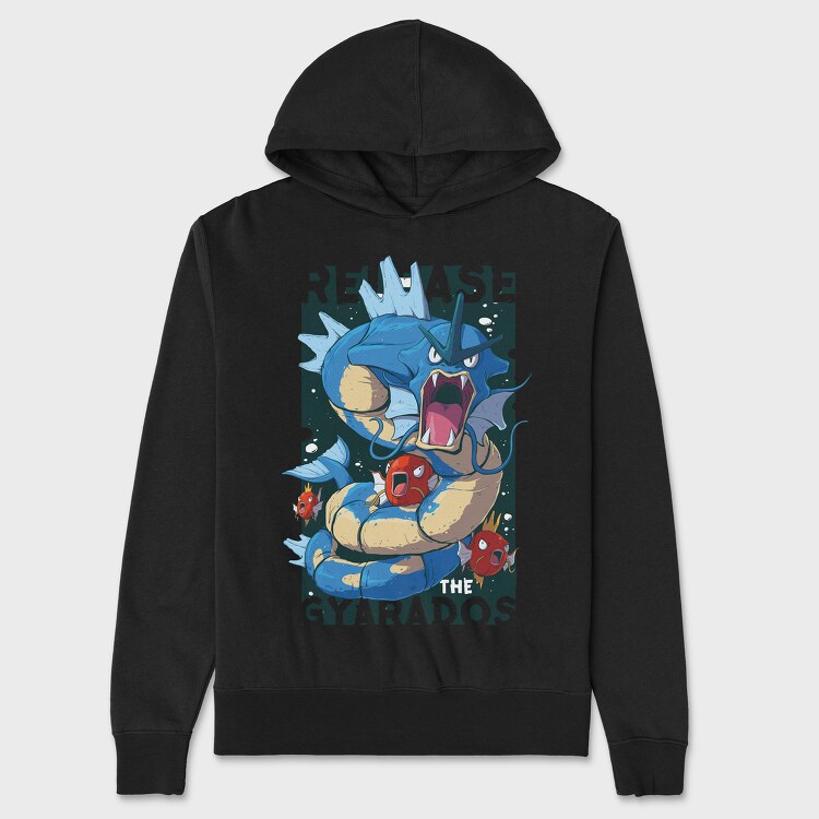 Pokemon 18, Hanorac Oversize Barbati (Unisex)