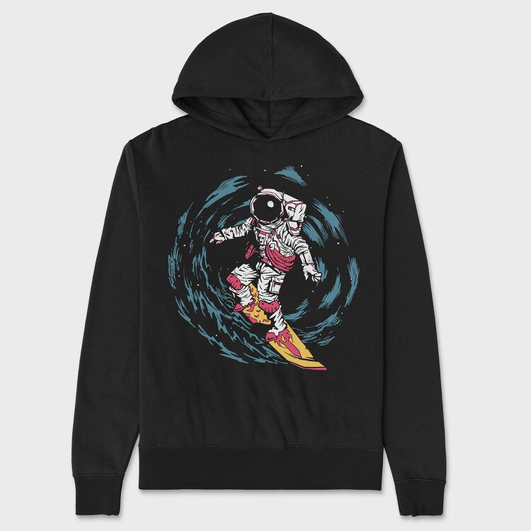 Astronaut Surf space, Hanorac Oversize Barbati (Unisex)