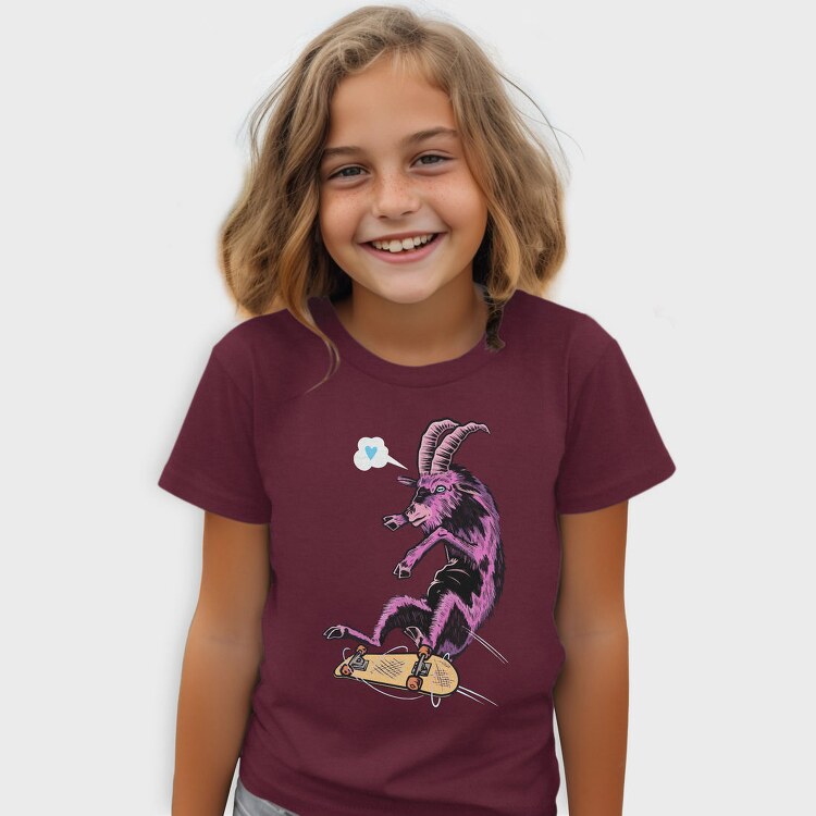 Skate Goat Love, Tricou Copii