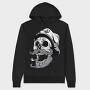 Marine Skull, Hanorac Oversize Barbati (Unisex)