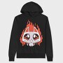 Devil Cat, Hanorac Oversize Barbati (Unisex)
