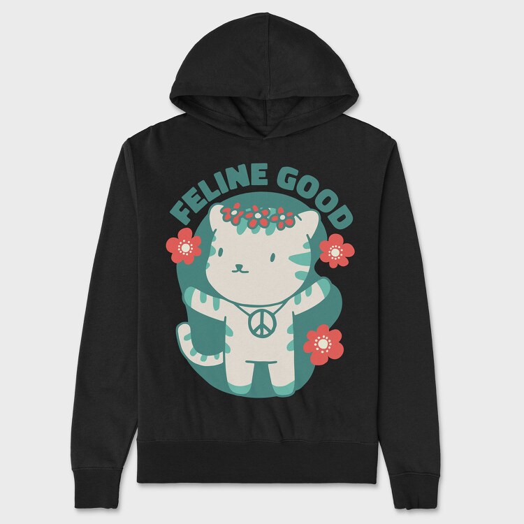 Feline Good, Hanorac Oversize Barbati (Unisex)