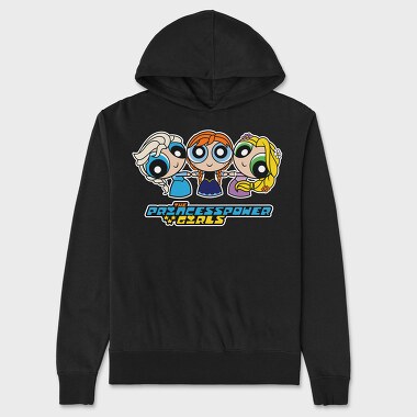 The Powerpuff Girls Frozen Rapunzel, Hanorac Oversize Barbati (Unisex)