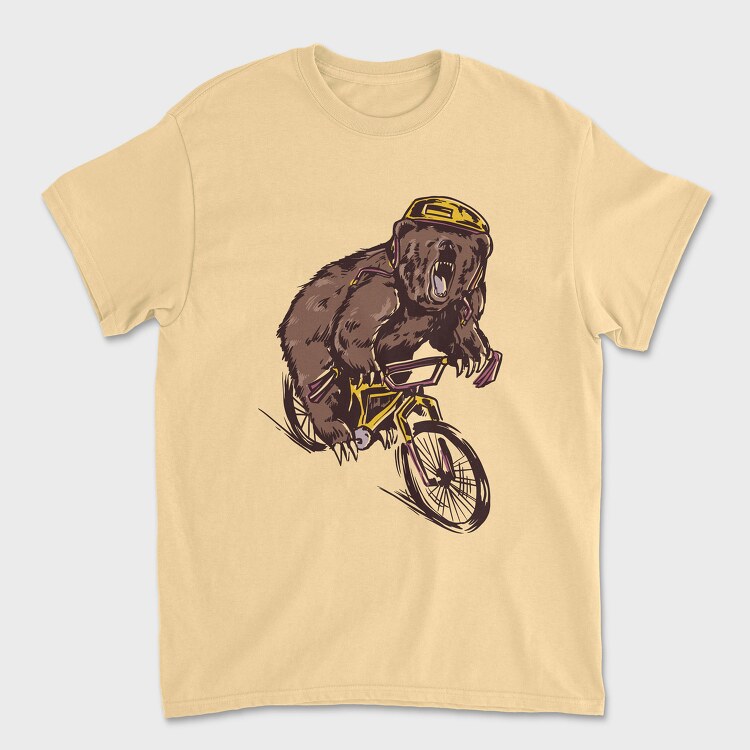 Tricou Barbati (Unisex), Bear BMX Bike